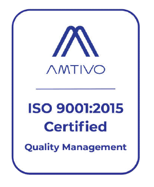 ISO 9001:2015 certified — Amtivo
